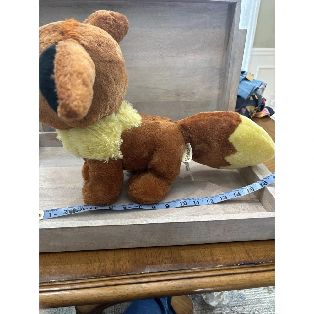 Build A Bear Pokemon Eevee Brown Yellow Stuffed Animal Plush Toy 16